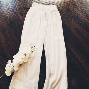White linen pant NWOT